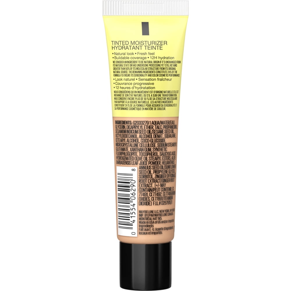 Maybelline Fit Me Tinted Moisturizer, Natural Coverage, 115, 1 fl oz