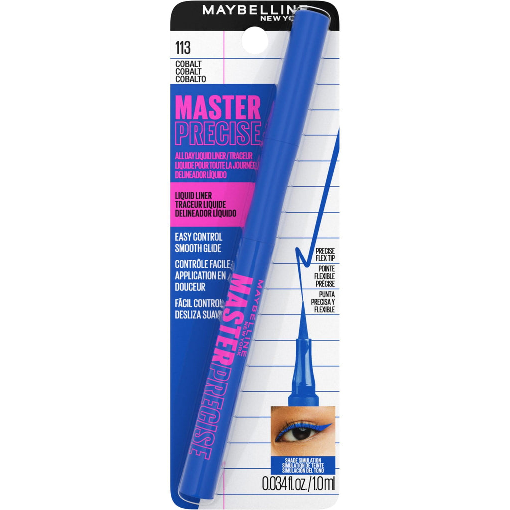 Maybelline Master Precise All Day Liquid Eyeliner, Cobalt Blue