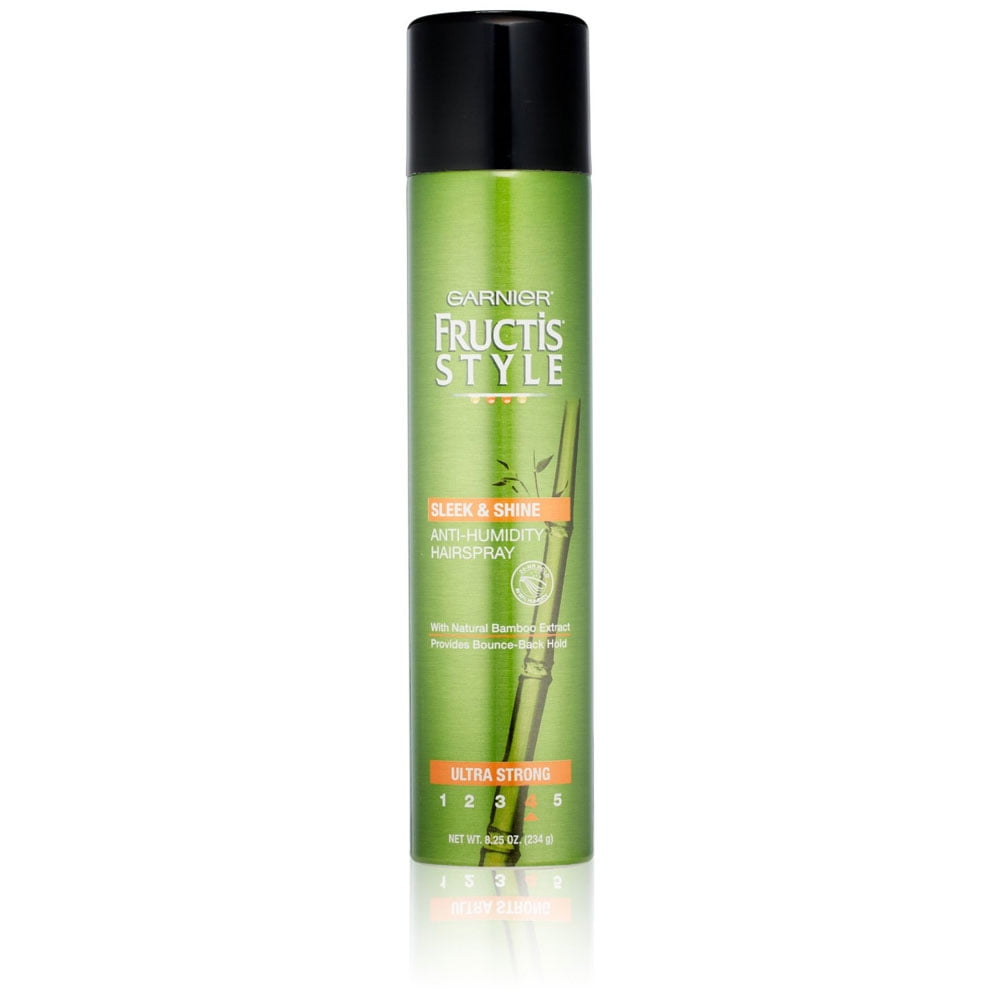 (3 Pack) Garnier Fructis Style Sleek And Shine Anti-Humidity Aerosol Hairspray 8.25 Ounce Ultra Strong #4